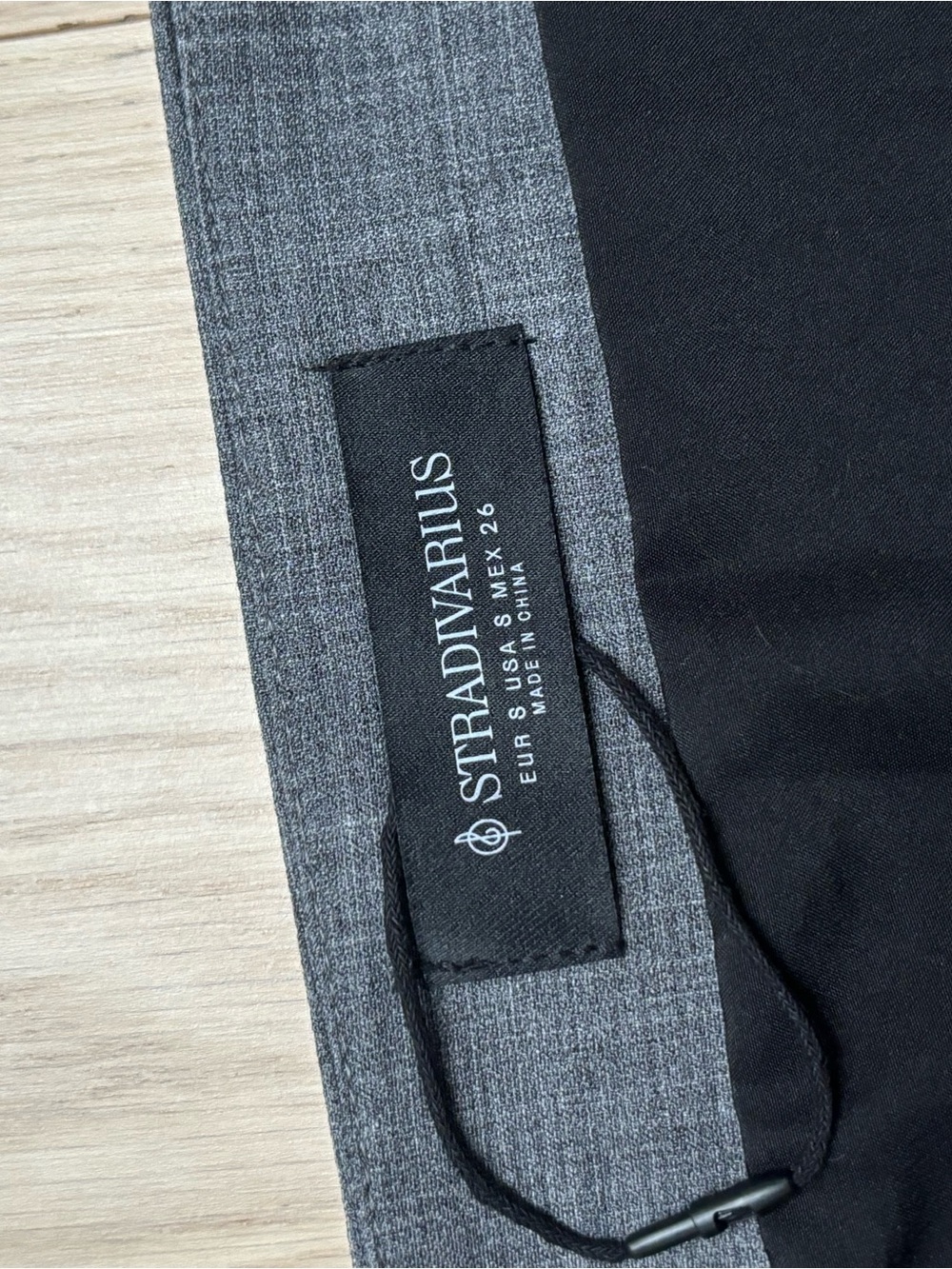 Stradivarius Grey and Black Panel Bustier Top - Picture 3 of 4